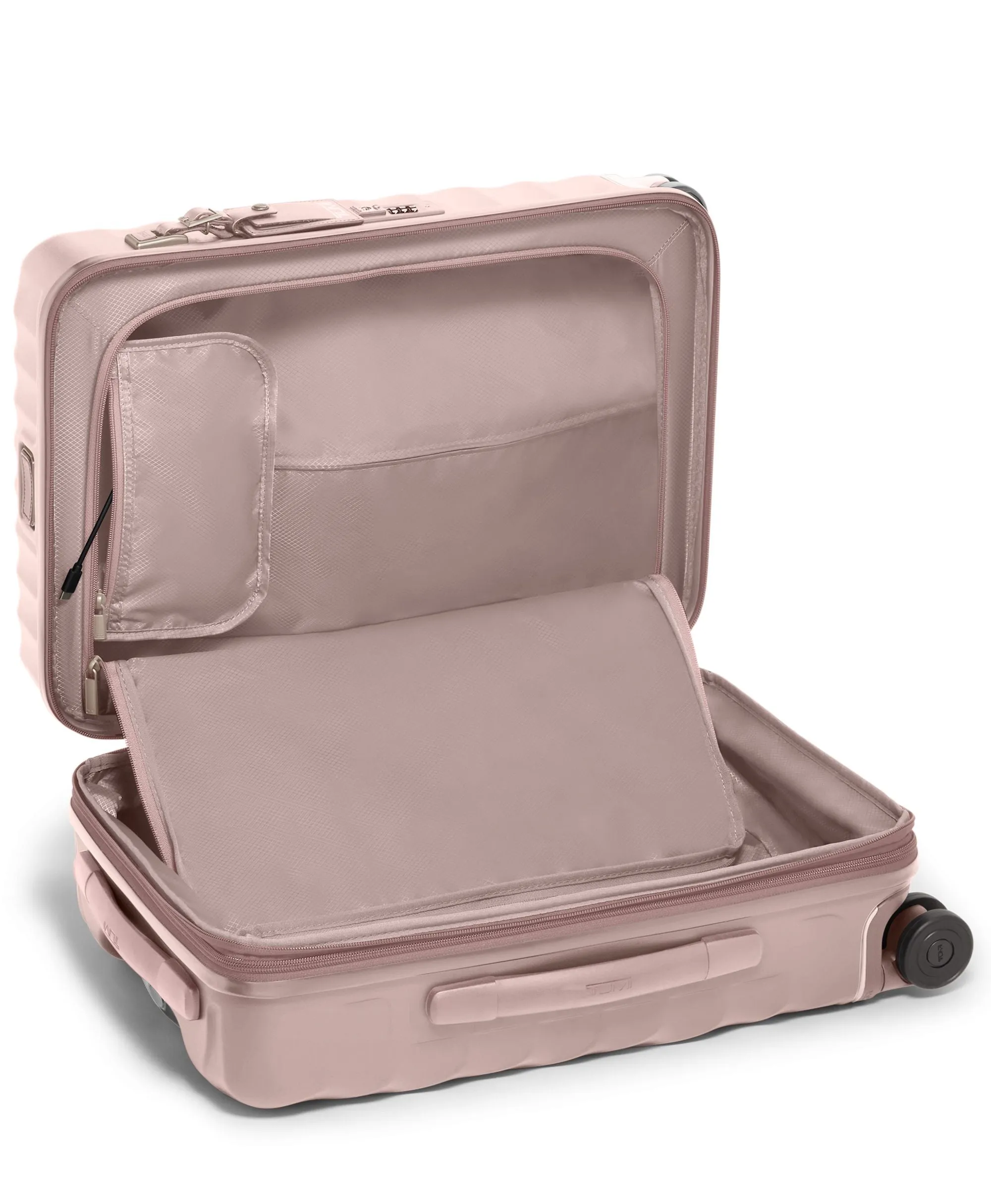 Tumi 19 Degree International Expandable 4 Wheeled Carry-On Luggage - Textured Finish