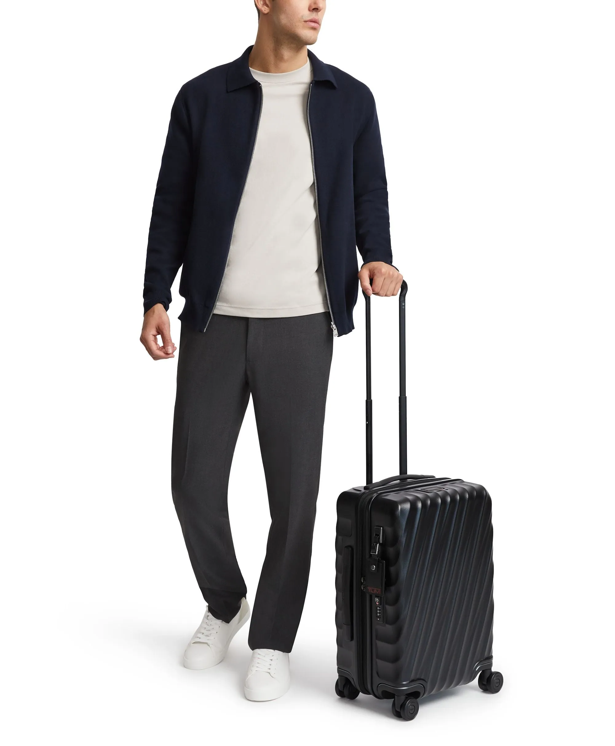 Tumi 19 Degree International Expandable 4 Wheeled Carry-On Luggage - Textured Finish
