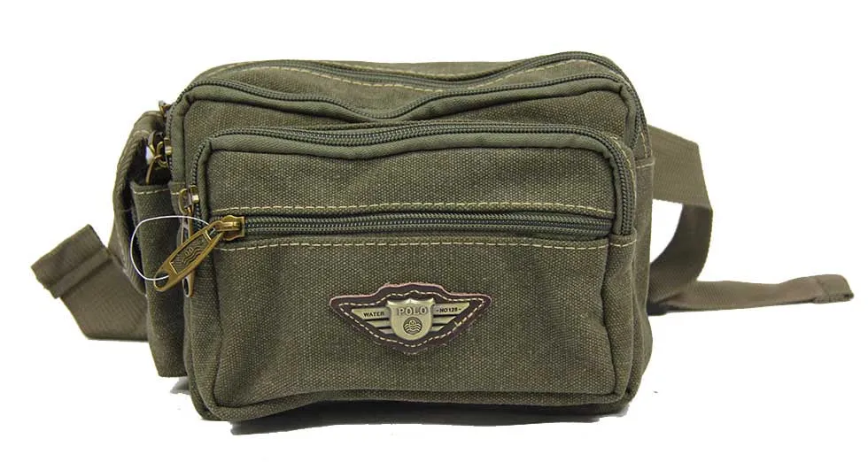 Weathered Canvas Waistbag Pouch