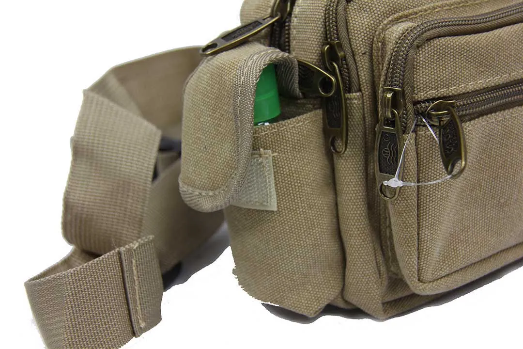 Weathered Canvas Waistbag Pouch