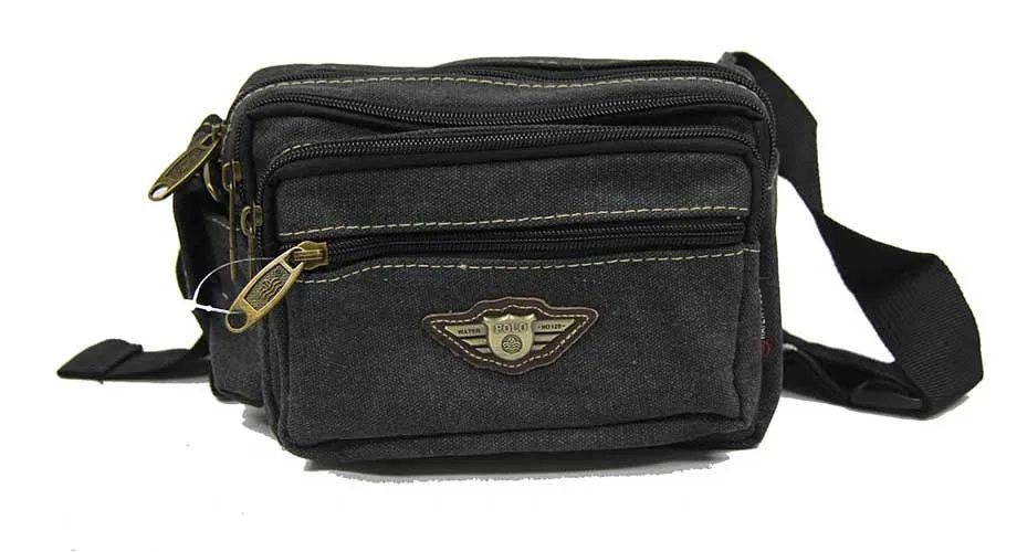 Weathered Canvas Waistbag Pouch