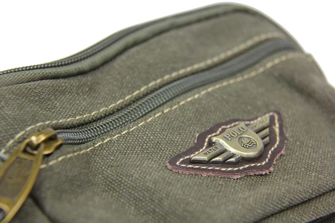 Weathered Canvas Waistbag Pouch